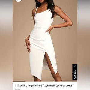 Lulu's Asymmetrical midi dress